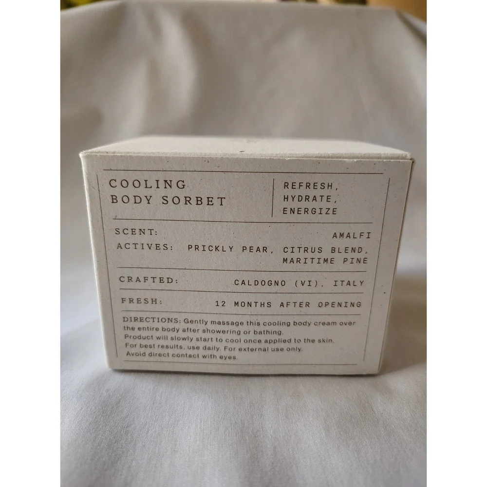Villa Floriani Cooling Body Sorbet Refill 8.45 oz.  New in Box  Sealed